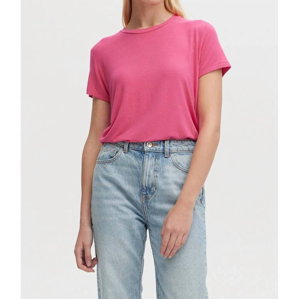 NEW CHRLDR jane perfect tee in bright pink